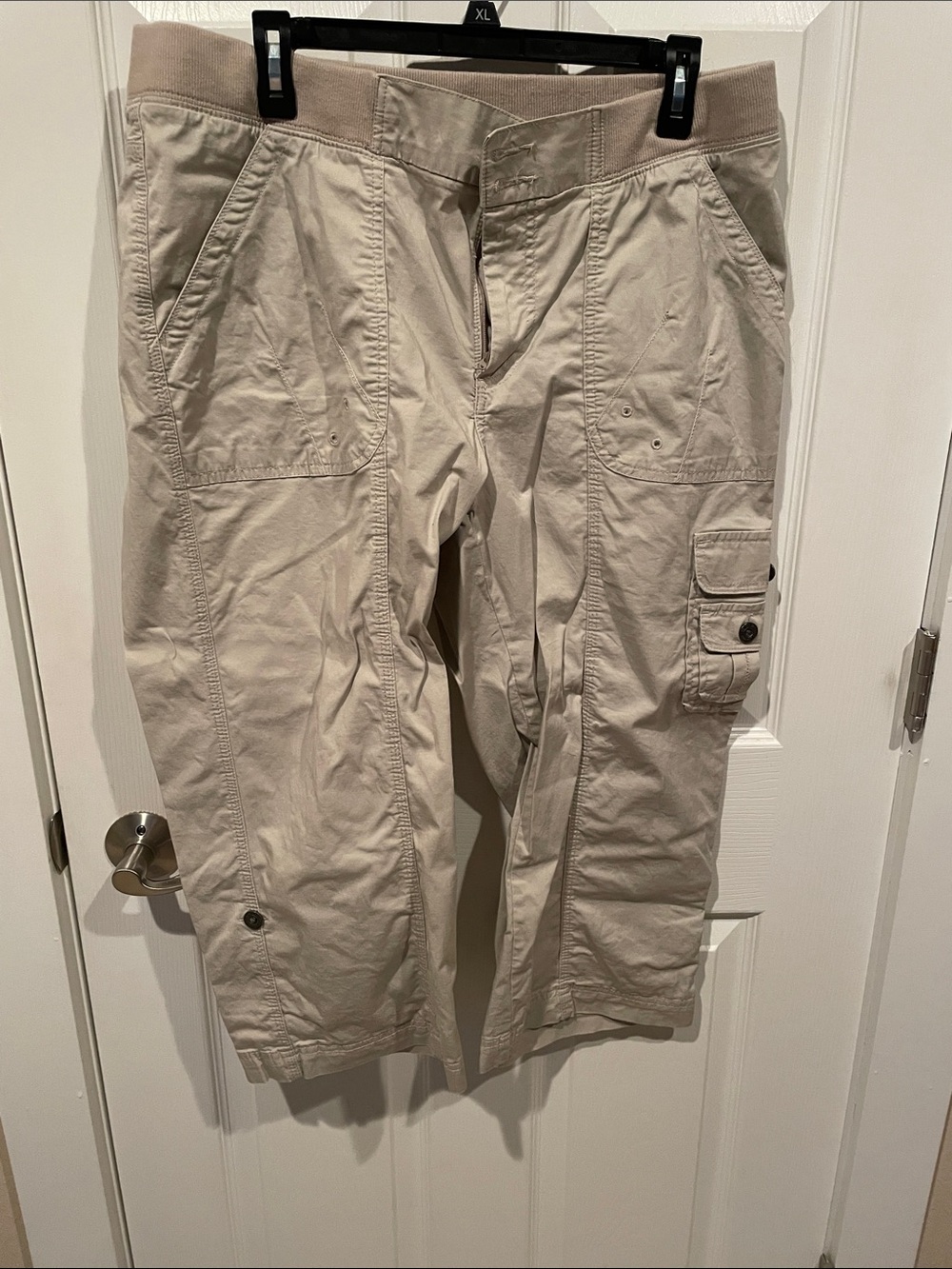 Casual Cargo Pants in Light Khaki